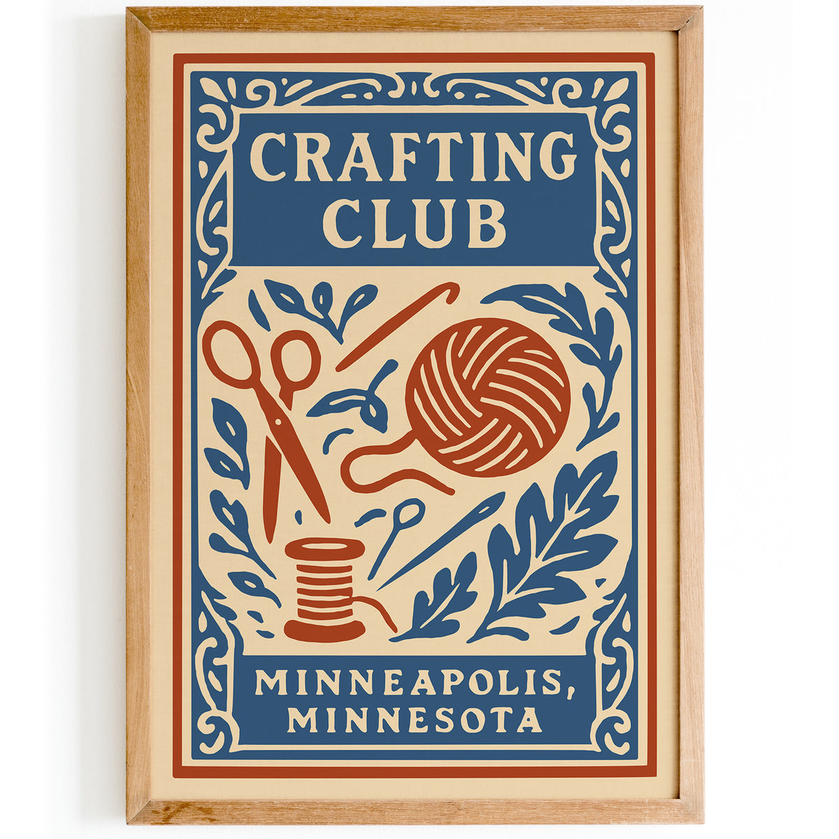 Crafting Club Minneapolis Poster