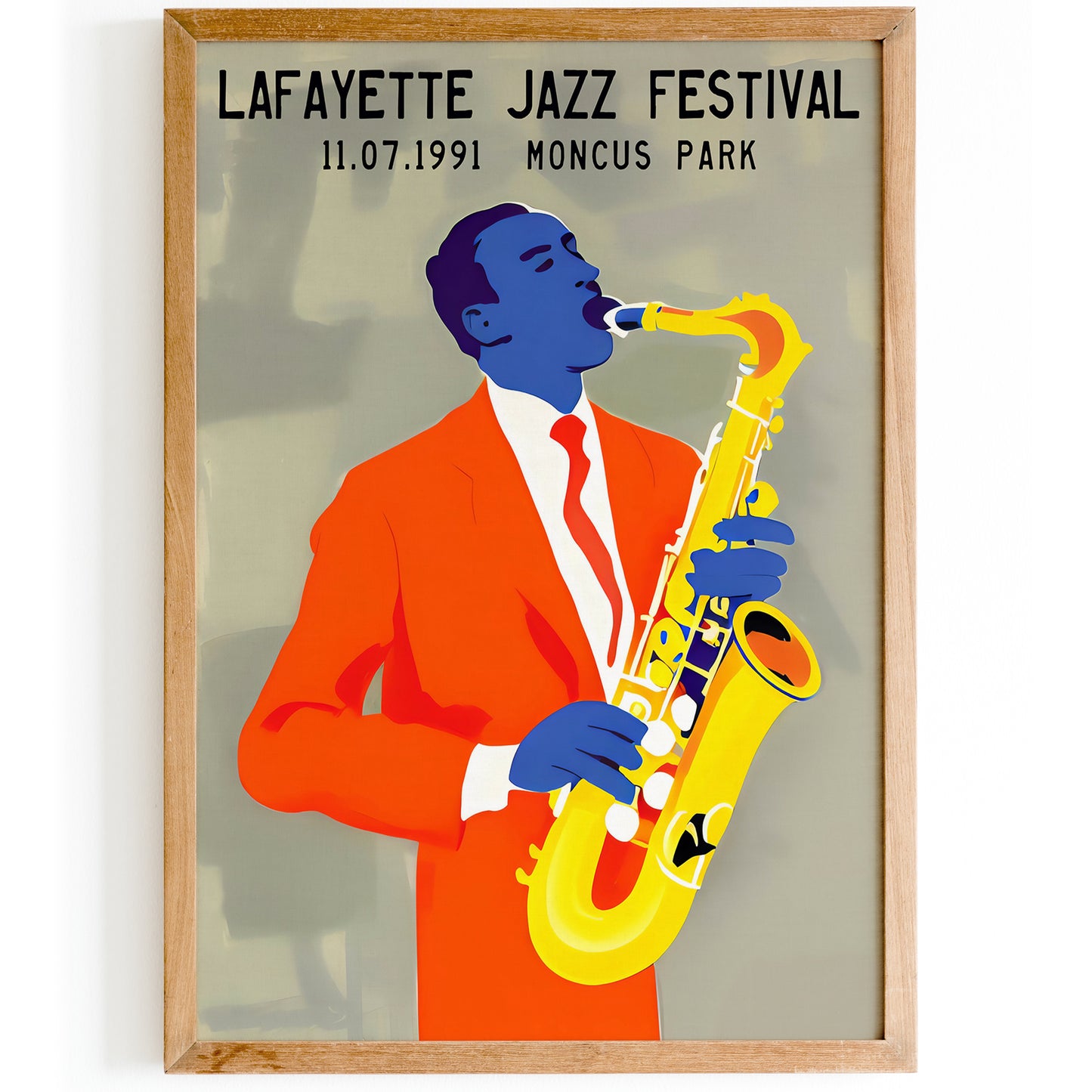 1991 Lafayette Jazz Festival Poster