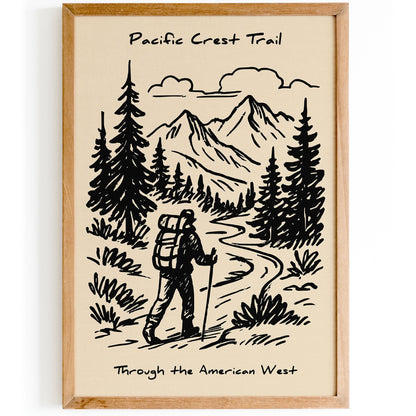Pacific Crest Trail Poster
