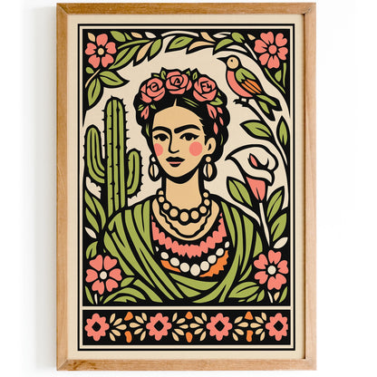Mexican Woman Portrait Poster