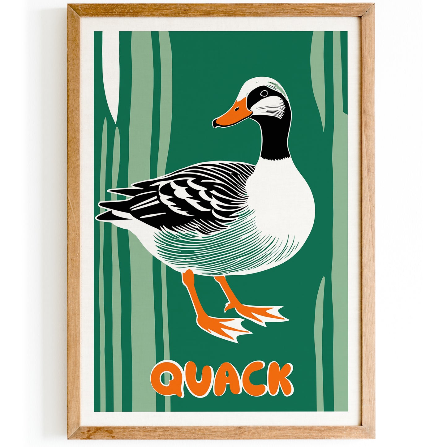 Quack - Quirky Goose Poster