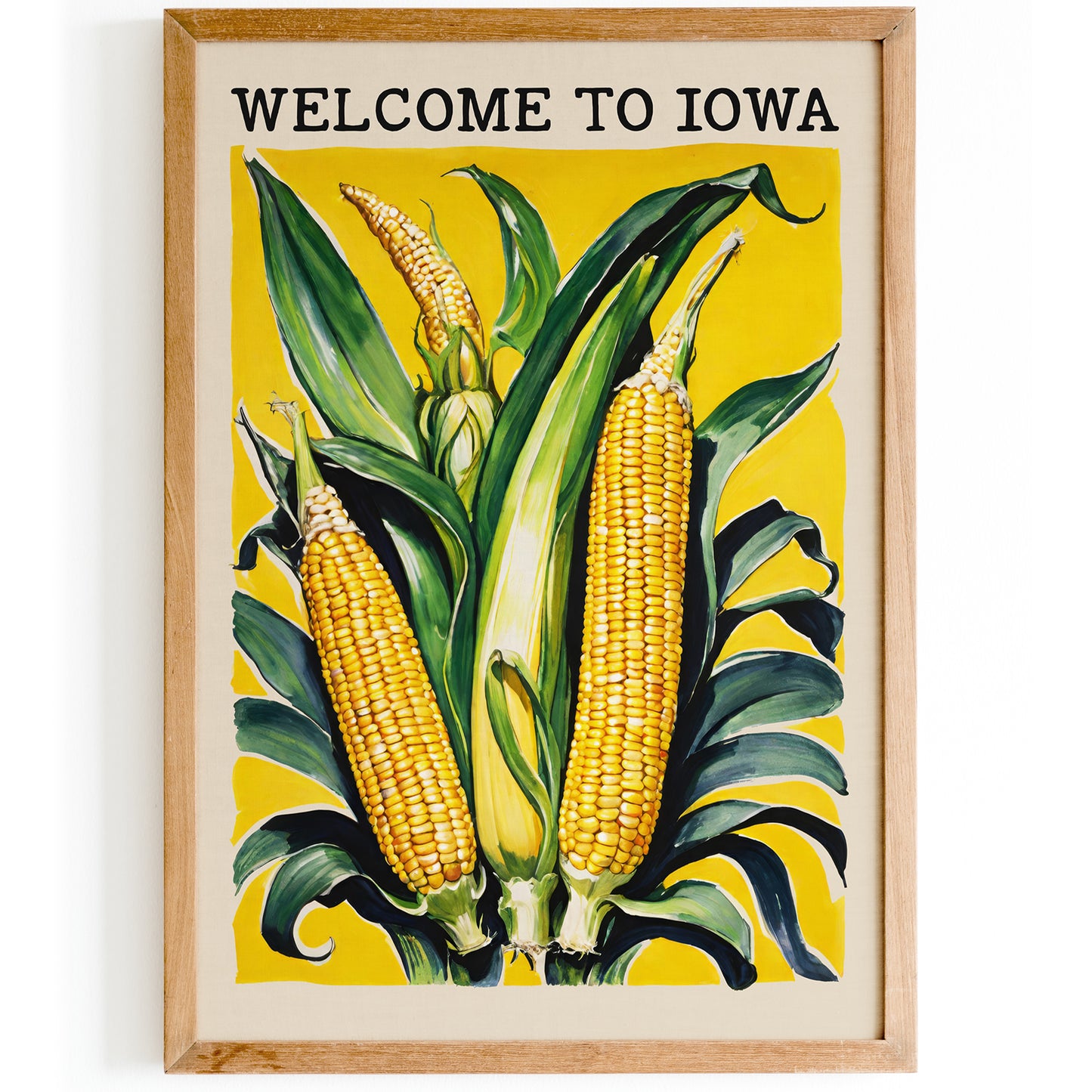 Welcome To Iowa Corn Poster