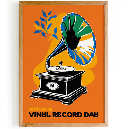 Vinyl Record Day - Gramophone Art Print