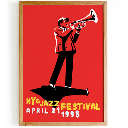 NYC Jazz Festival 1998 Poster