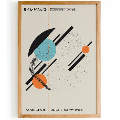 Bauhaus Ausstellung 1923 Drawing Poster