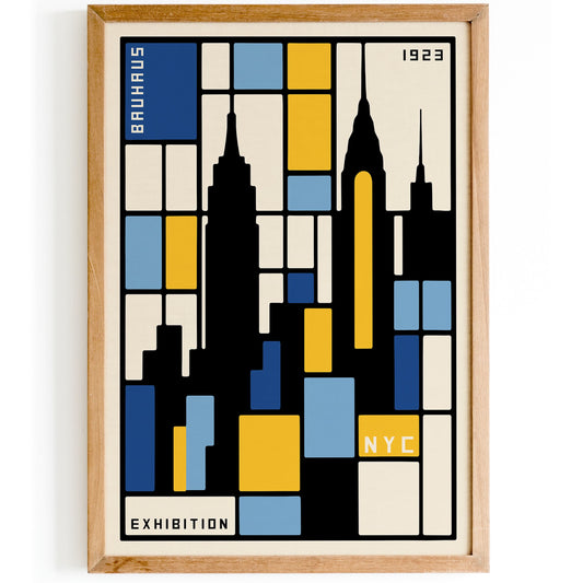 Bauhaus NYC Exhibition Art Print