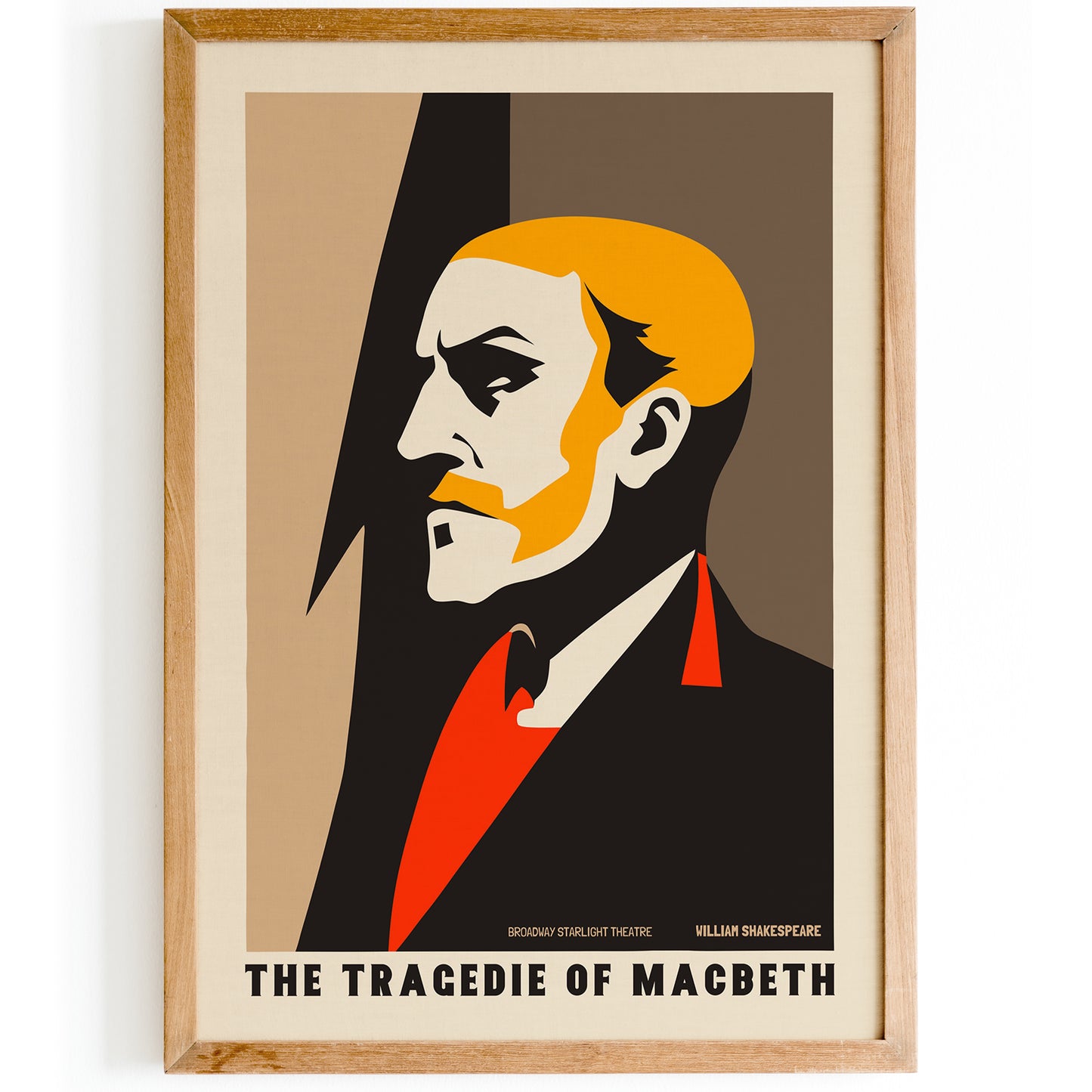 The Tragedie of Macbeth - Broadway Theatre Poster