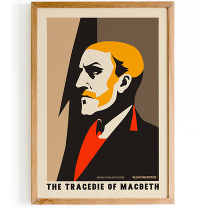 The Tragedie of Macbeth - Broadway Theatre Poster