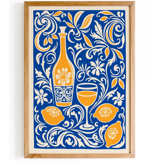 Limoncello Drink Poster