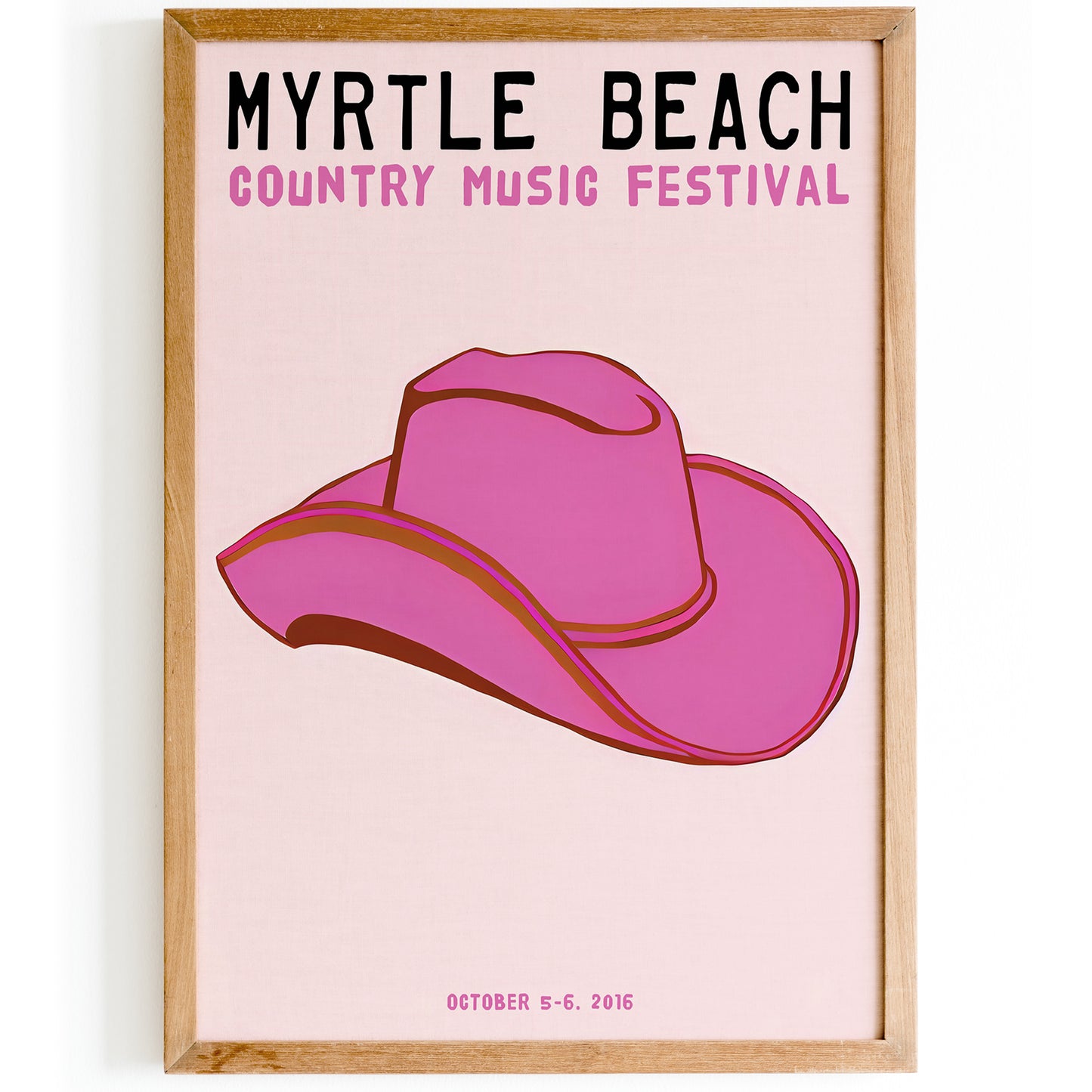 Mytle Beach Country Festival Poster