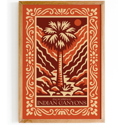 Tahquitz Canyon Palm Springs Poster