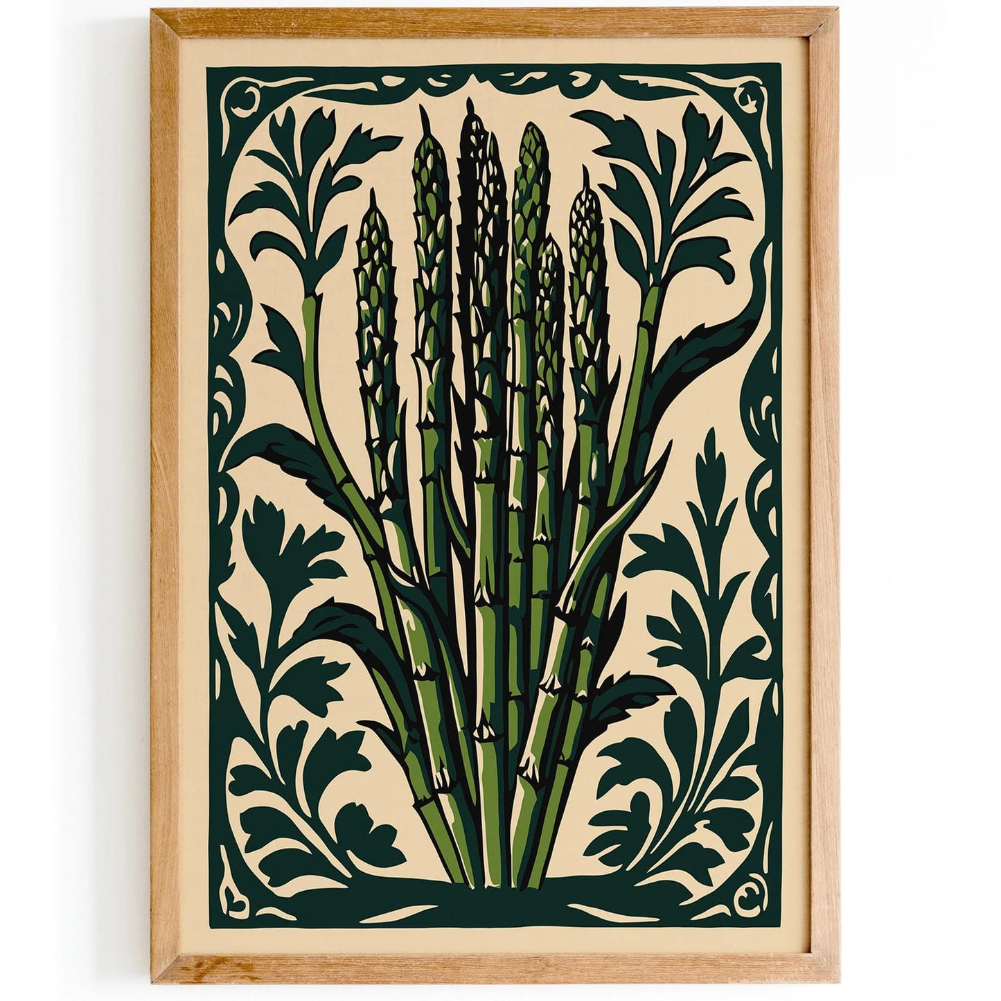 Asparagus Food Kitchen Poster