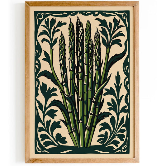 Asparagus Food Kitchen Poster