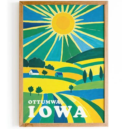 Scenic Iowa Poster for Your Wall