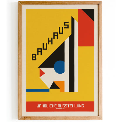 Bauhaus Gallery Vintage Poster Print