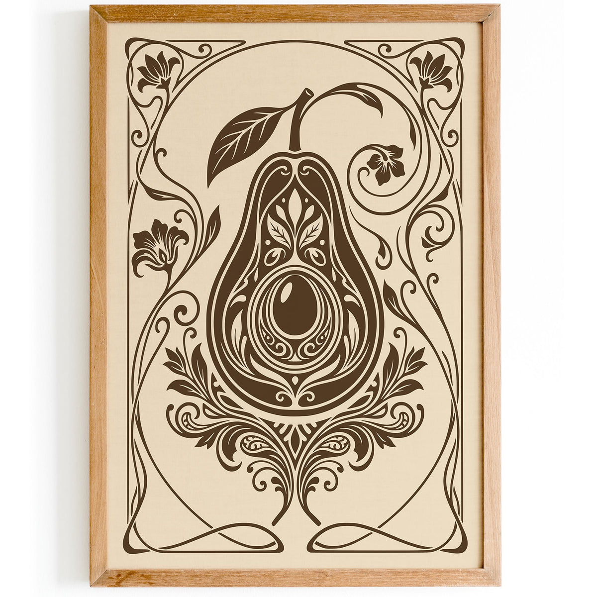 Vintage Avocado Poster