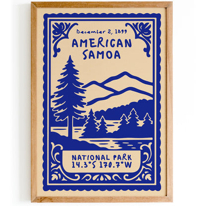 American Samoa National Park Poster