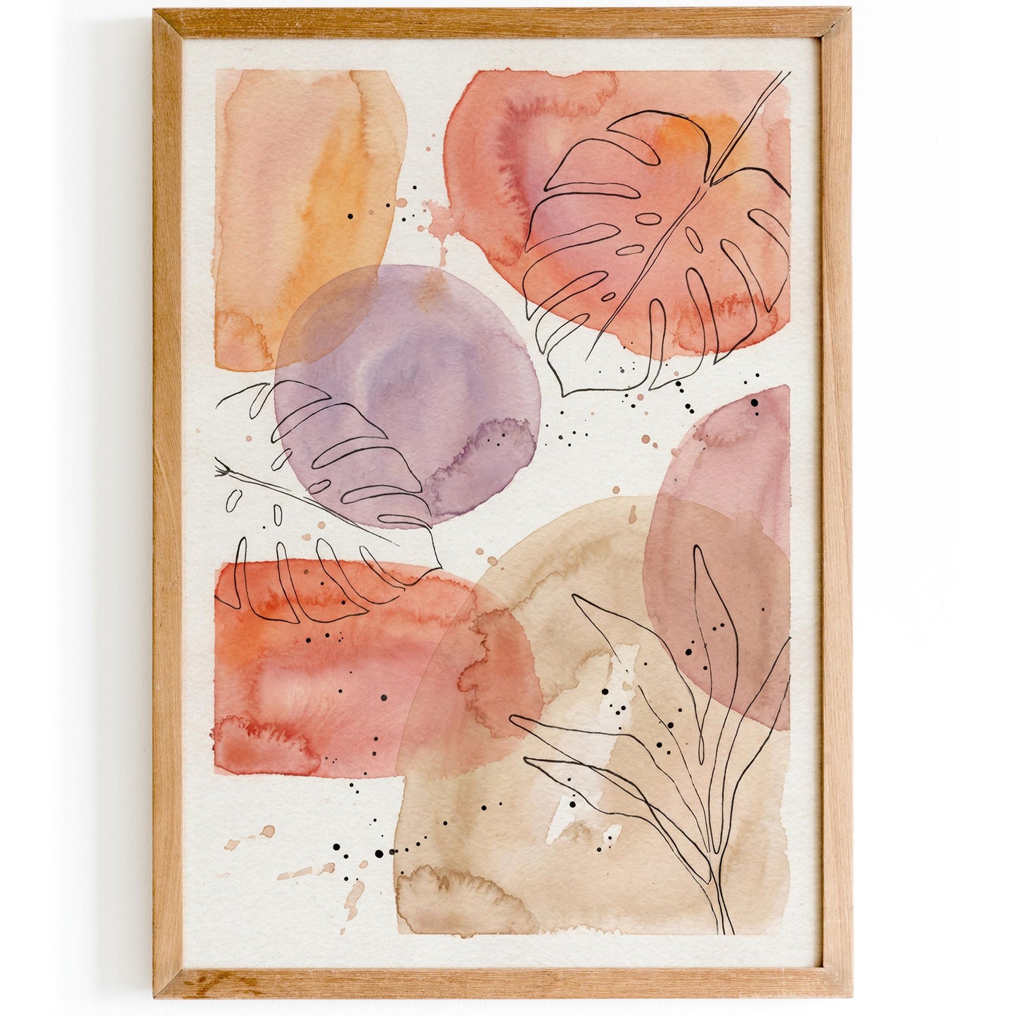 Tropical Watercolor Print