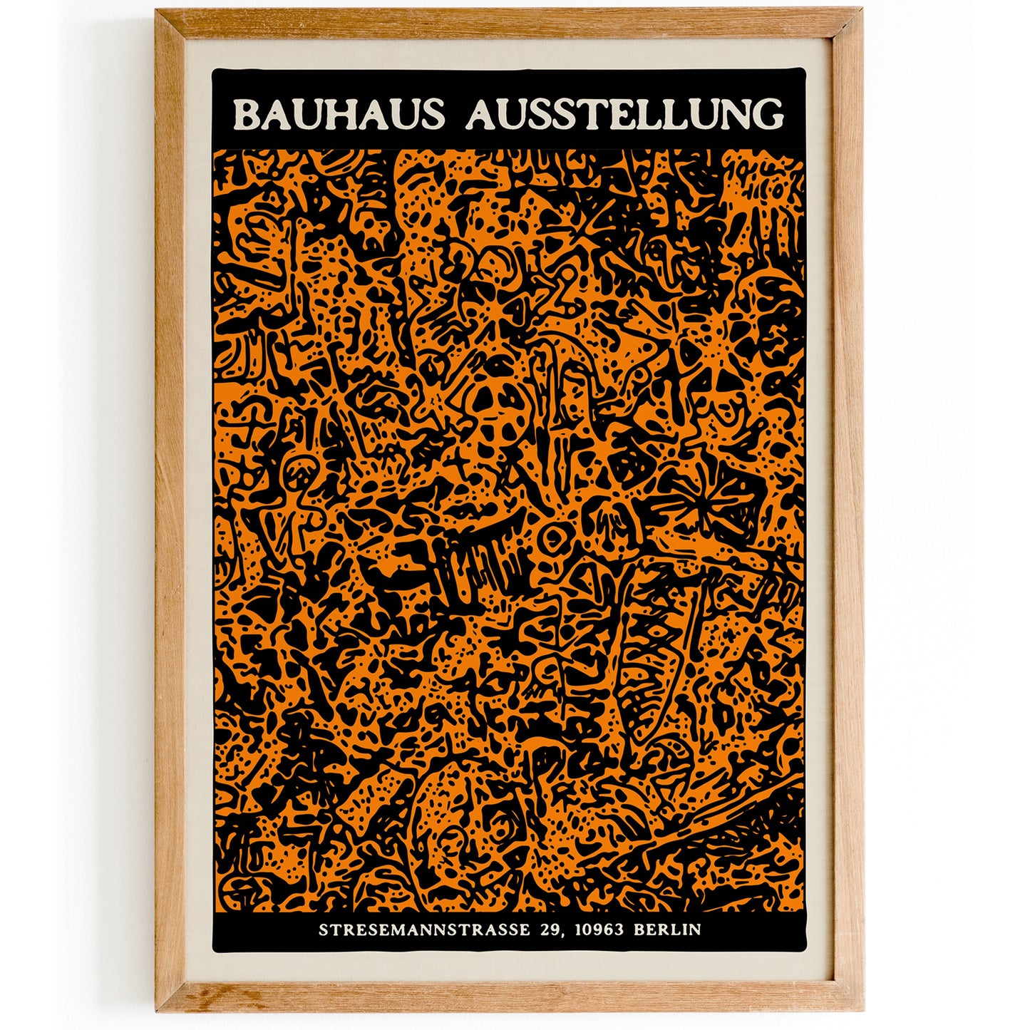 Berlin Bauhaus Abstract Poster