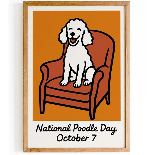 Poodle Day Celebration Poster
