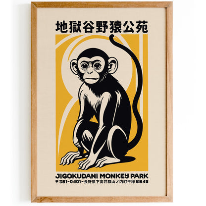 Jigokudani Monkey Park Poster