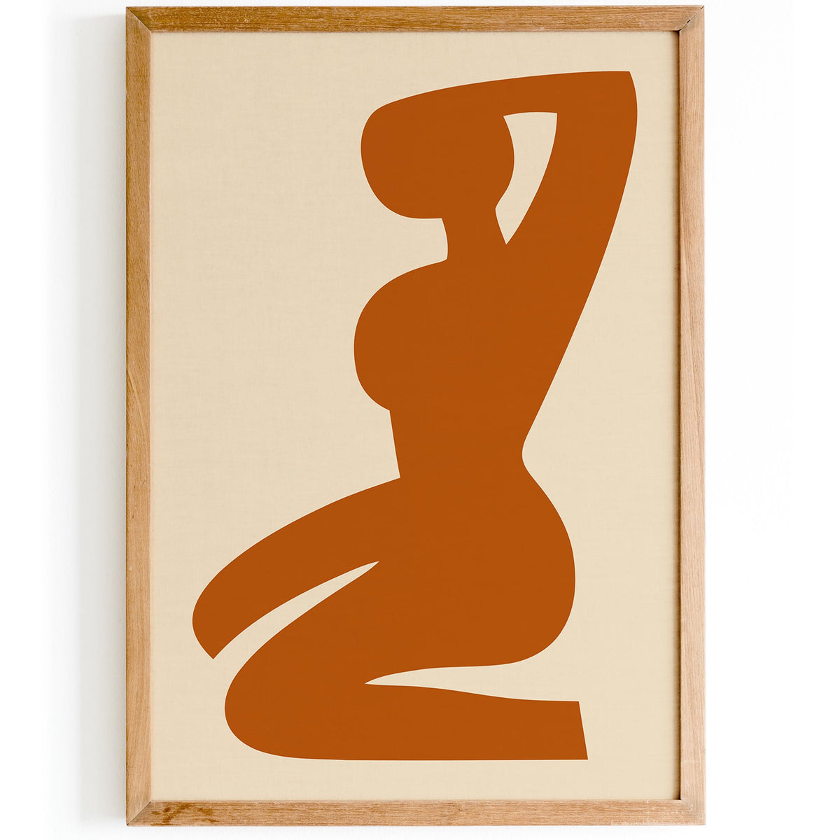 Abstract Woman Silhouette Art Poster