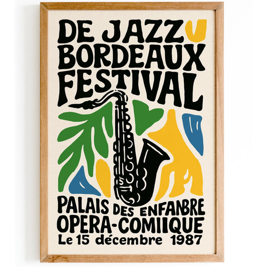 Bordeaux Jazz Festival Poster