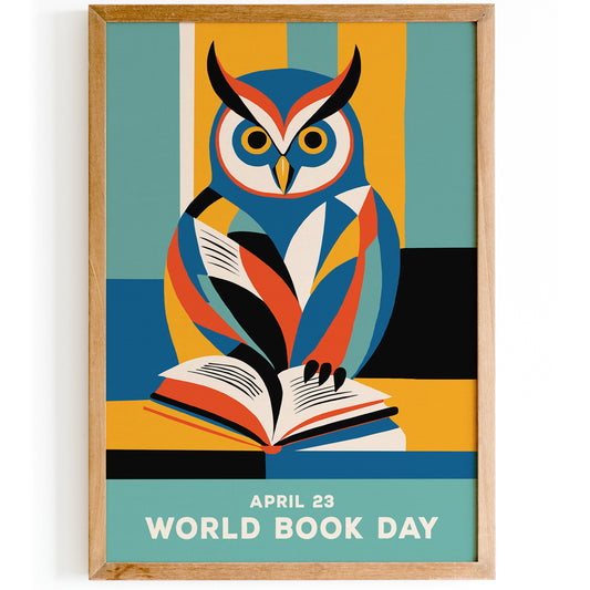 World Book Day Poster - Bookworm Gifts