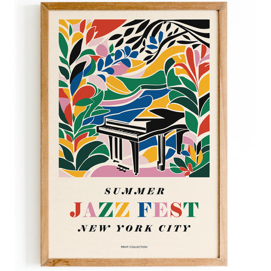 Summer JazzFest NYC Poster