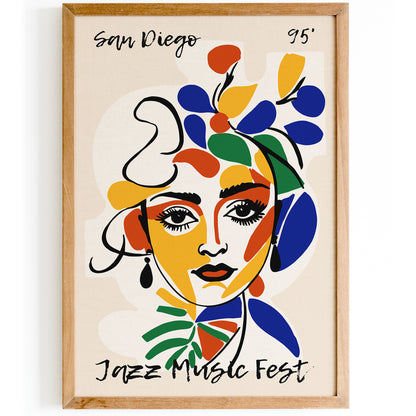 San Diego Jazz Music Fest Poster