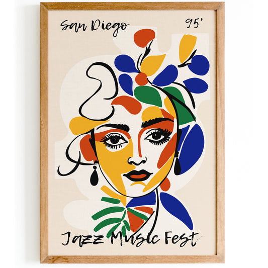 San Diego Jazz Music Fest Poster