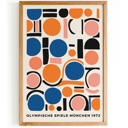 Olympische Spiele München 1972 Art Print