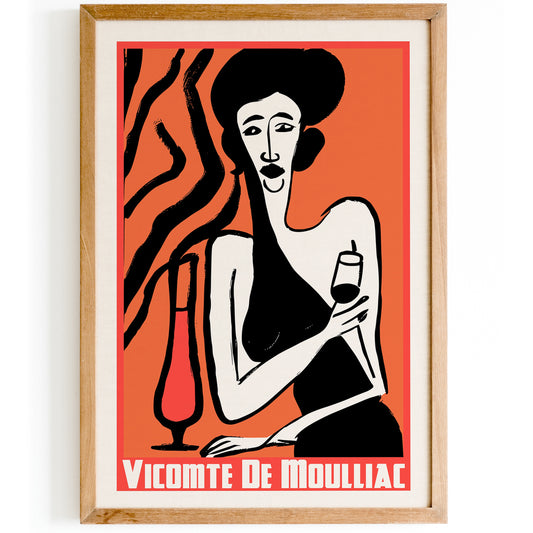 Vintage French Wine Poster