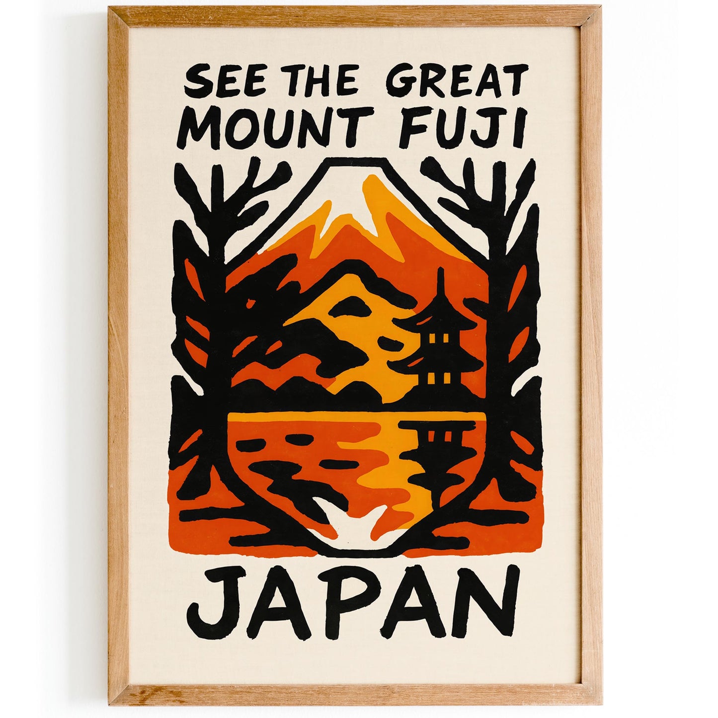 Mount Fuji Japan Poster Print