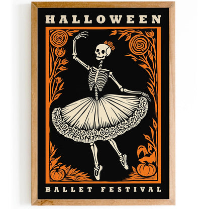 Halloween Ballet Dance Festival Poster