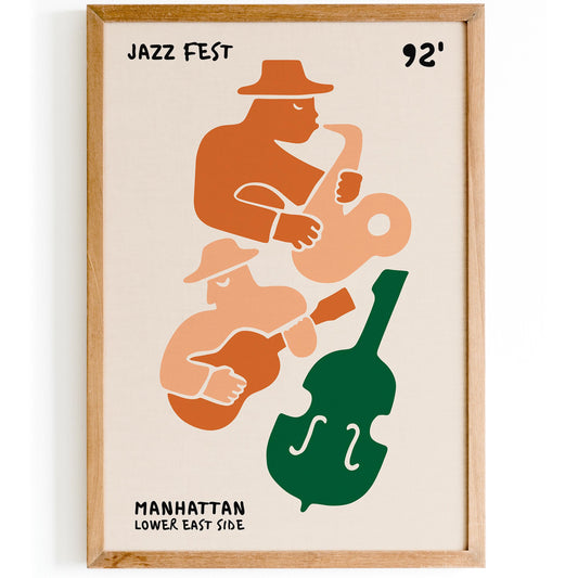 Manhattan Jazz Fest 92 Poster