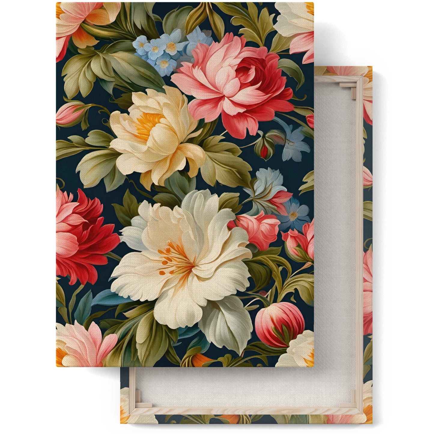 Elegance of Nature: Floral Canvas Art