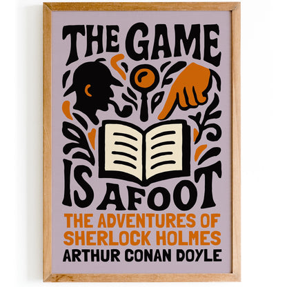 Sherlock Holmes Book Poster