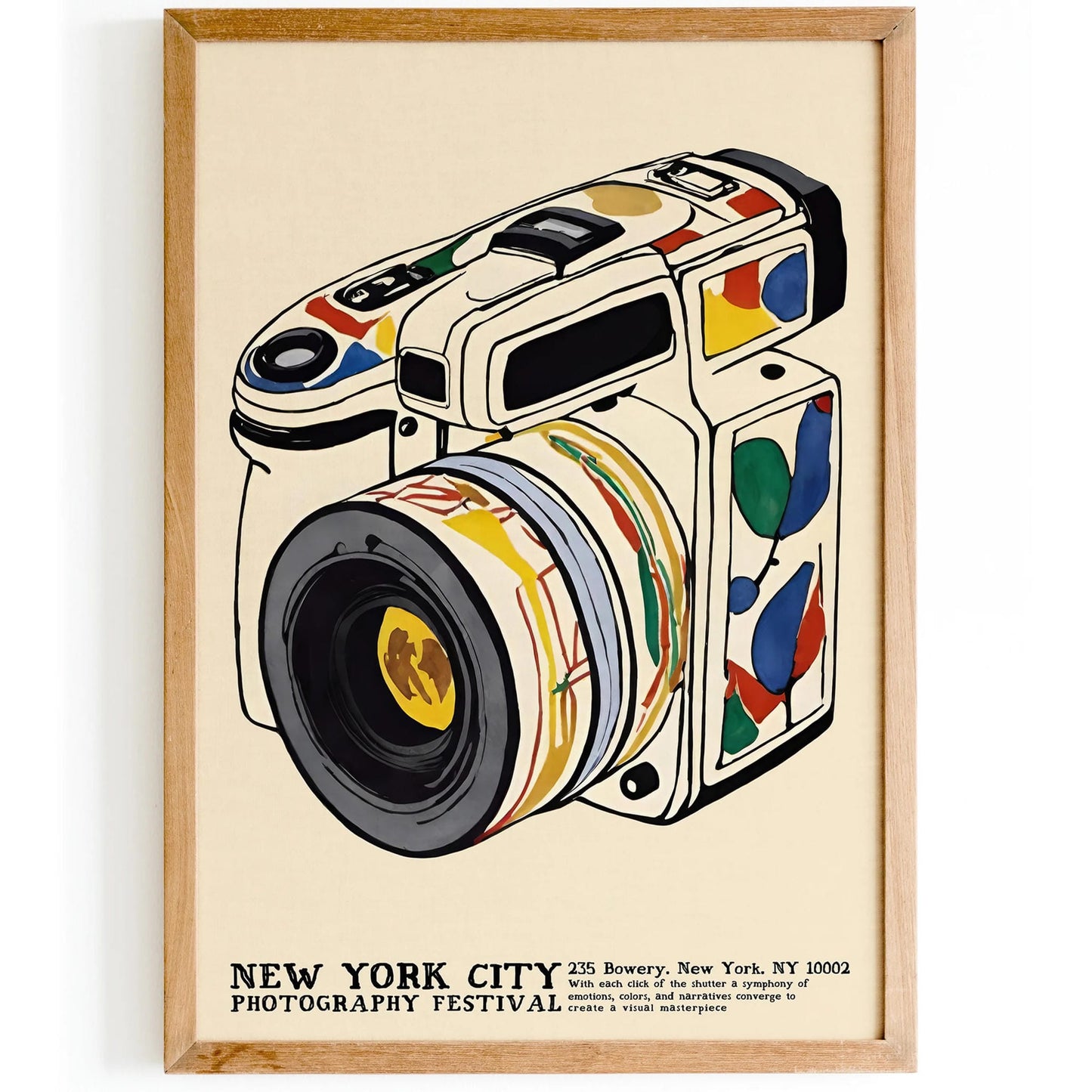 NYC Photography Festival Camera Poster