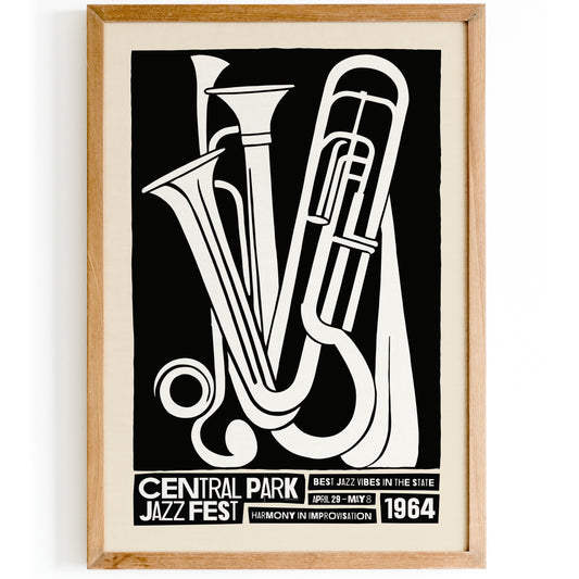 1964 Giclee Jazz Music Wall Art