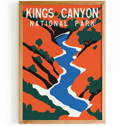 Kings Canyon National Park Poster