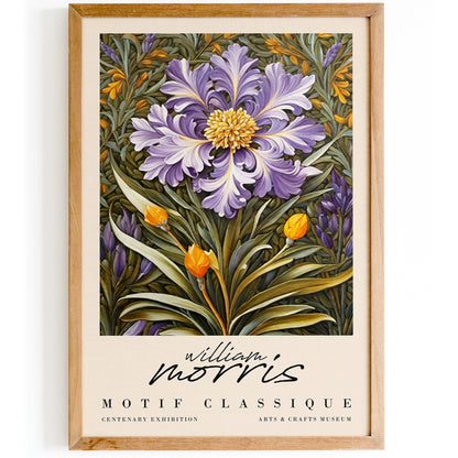 Victorian Flourish: William Morris Botanical Poster