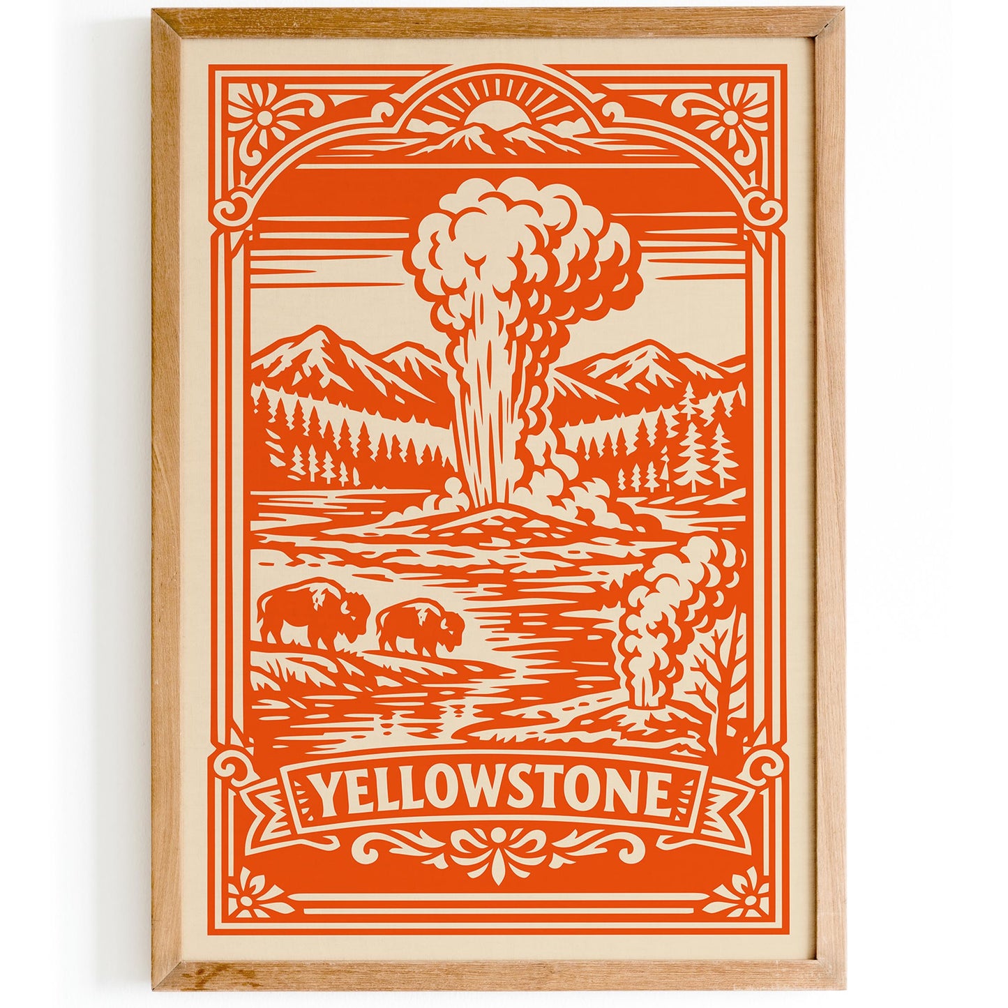 Yellowstone National Park Poster