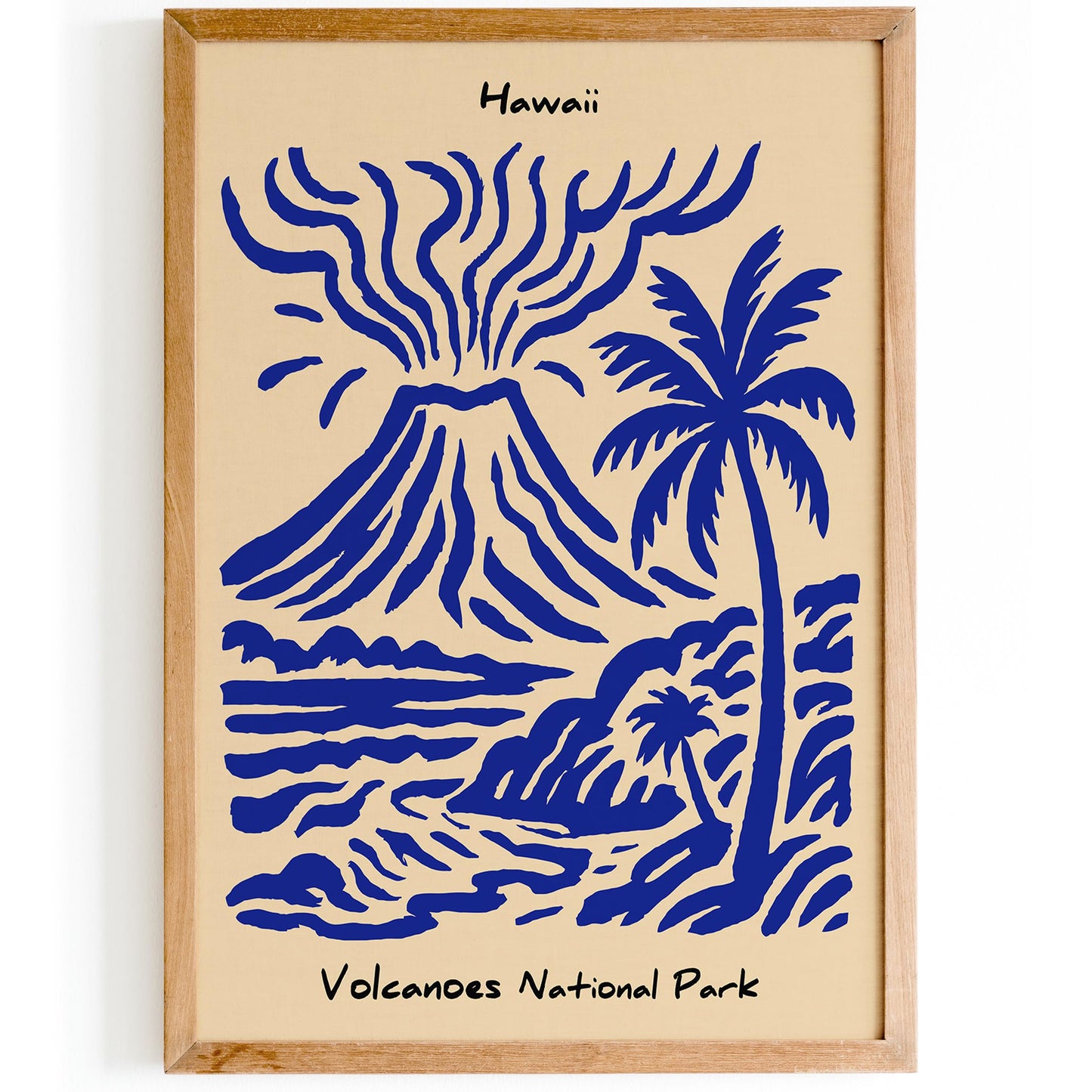 Hawaii Volcanoes National Park Poster