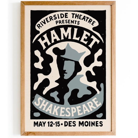 Hamlet Shakespeare Poster Print