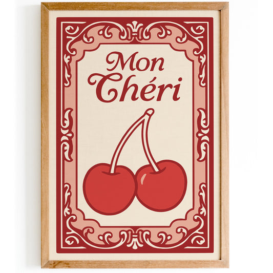 Mon Cheri French Poster
