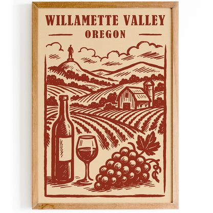 Willamette Valley Oregon Poster
