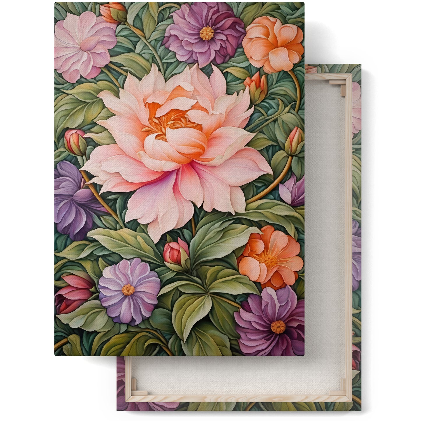 Elegance in Bloom: Art Nouveau Morris Canvas Art