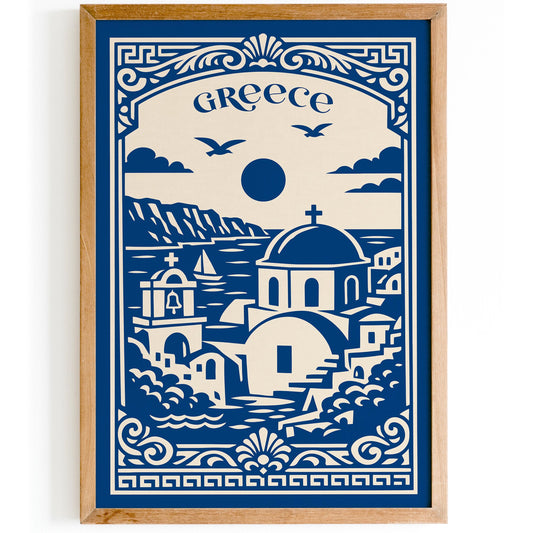 Greece Travel Poster 2026