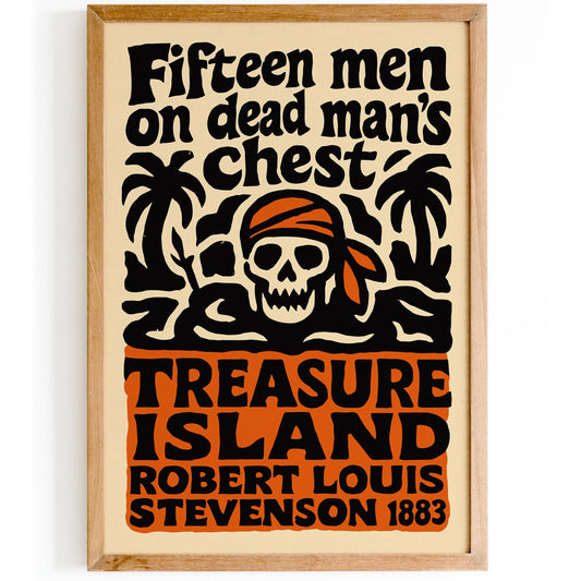 Treasure Island Vintage Poster